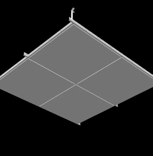 FORRO METÁLICO TEGULAR MODULAR
